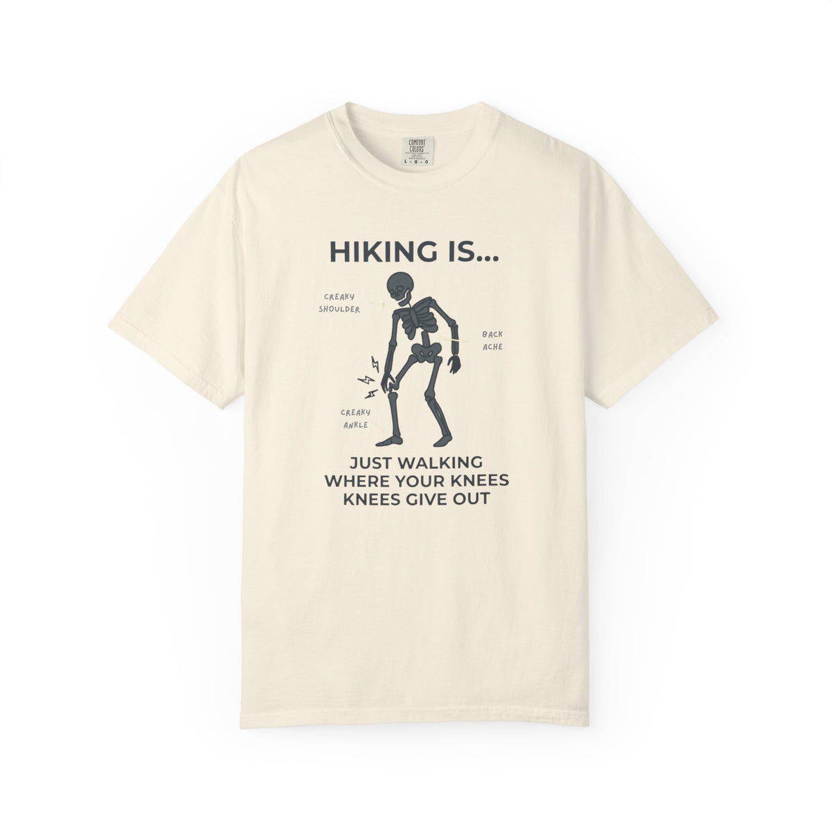 Hiking Is... Funny Skeleton T-Shirt