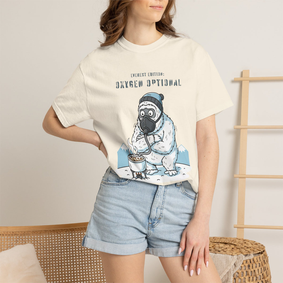 Everest edition: Oxygen optional- Tshirt