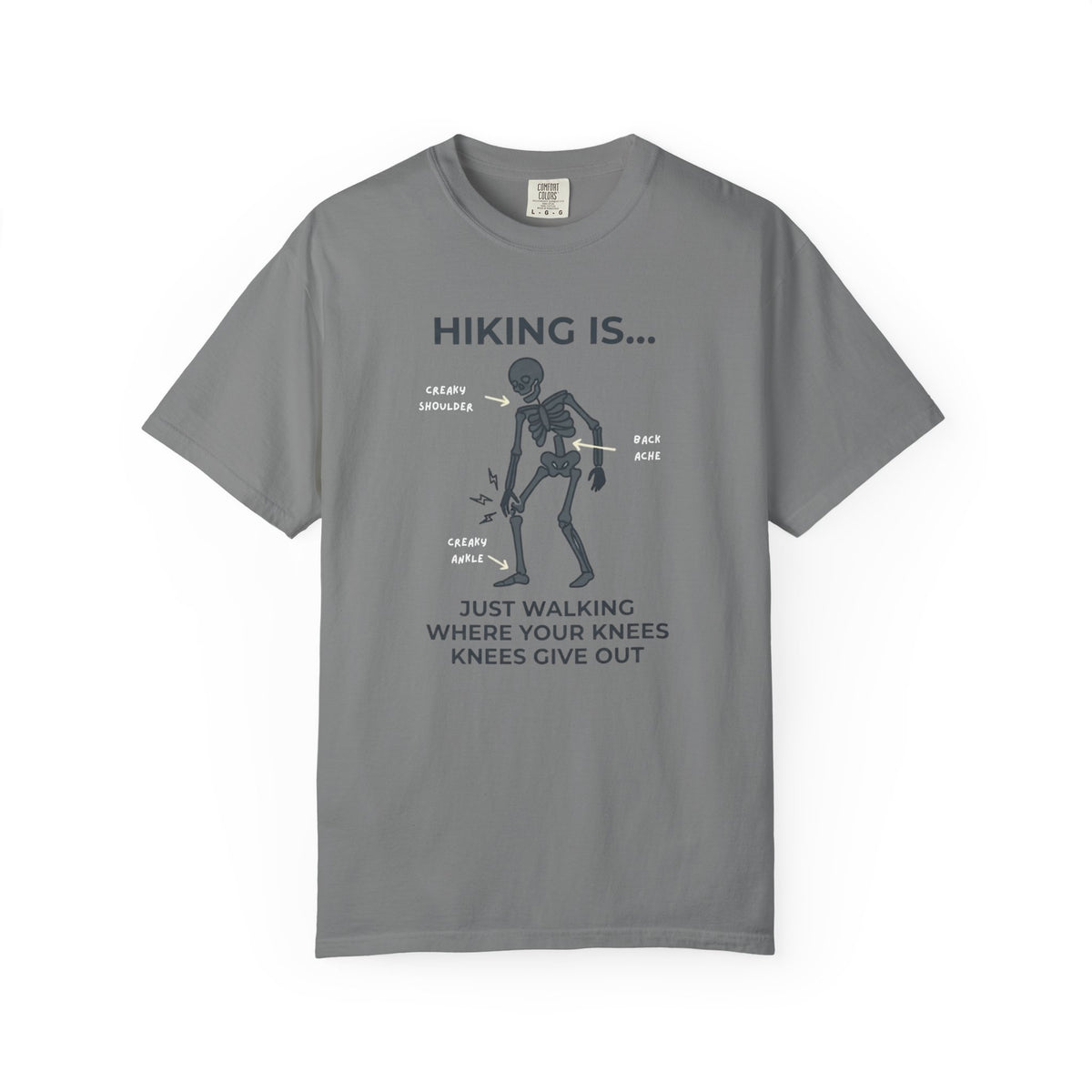 Hiking Is... Funny Skeleton T-Shirt