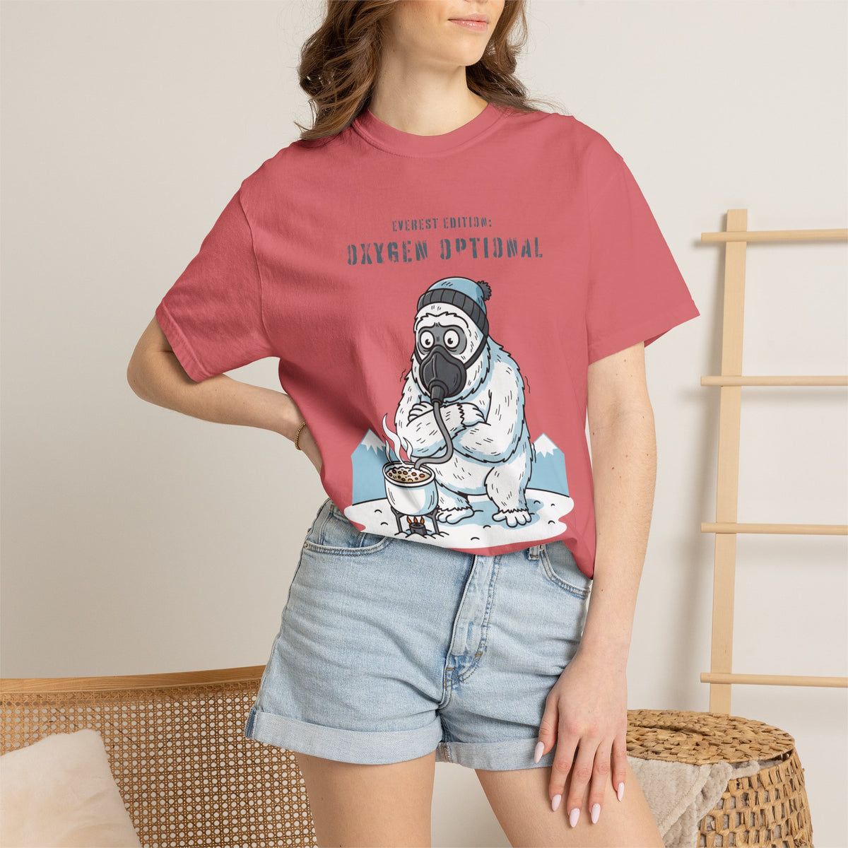 Everest edition: Oxygen optional- Tshirt
