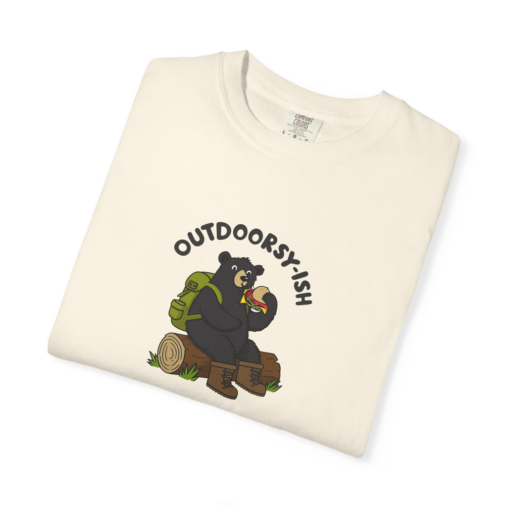 Outdoorsy-ish Bear Graphic T-Shirt
