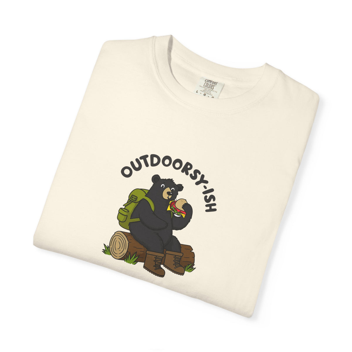 Outdoorsy-ish Bear Graphic T-Shirt
