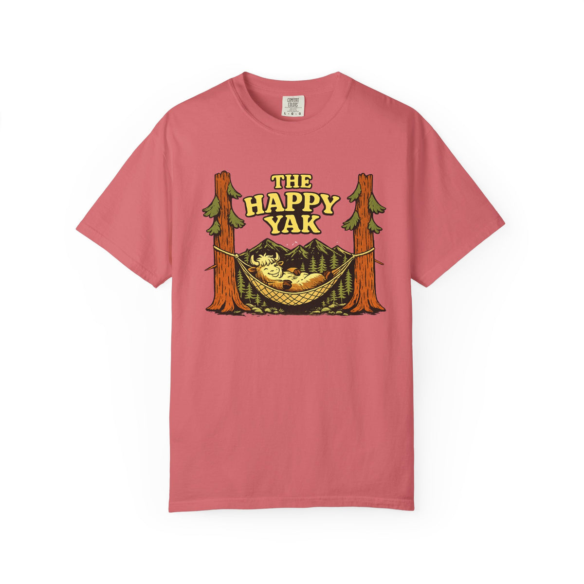 The Happy Yak Vintage Camping Graphic T-Shirt