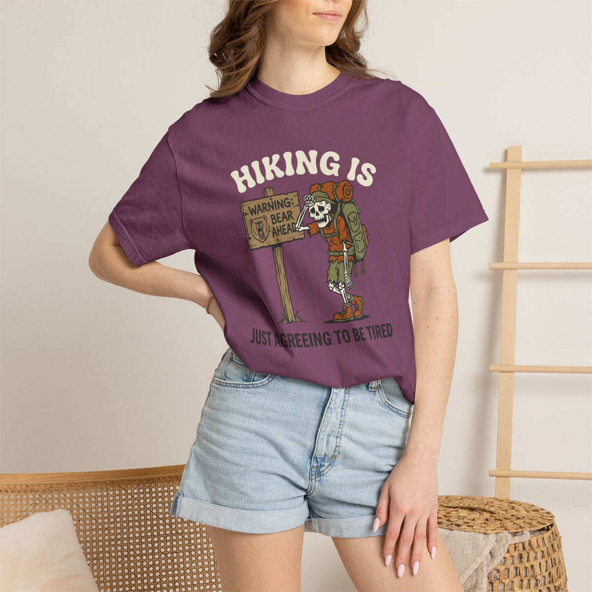 "Hiking Is Just Agreeing to Be Tired"-T-Shirt