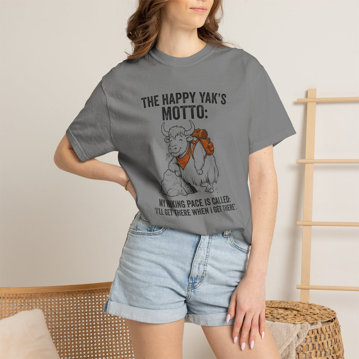 The Happy yaks Motto- Tshirt