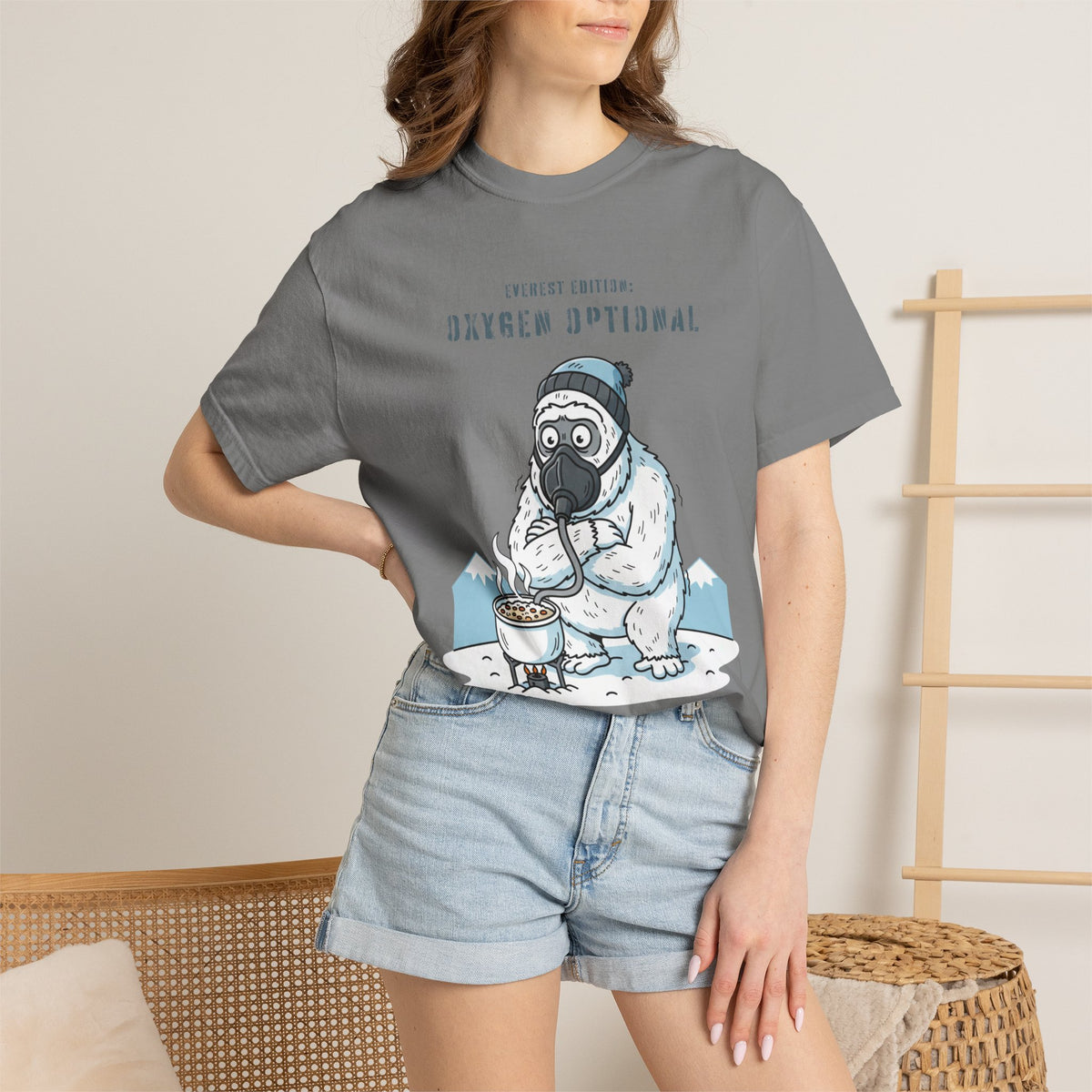 Everest edition: Oxygen optional- Tshirt
