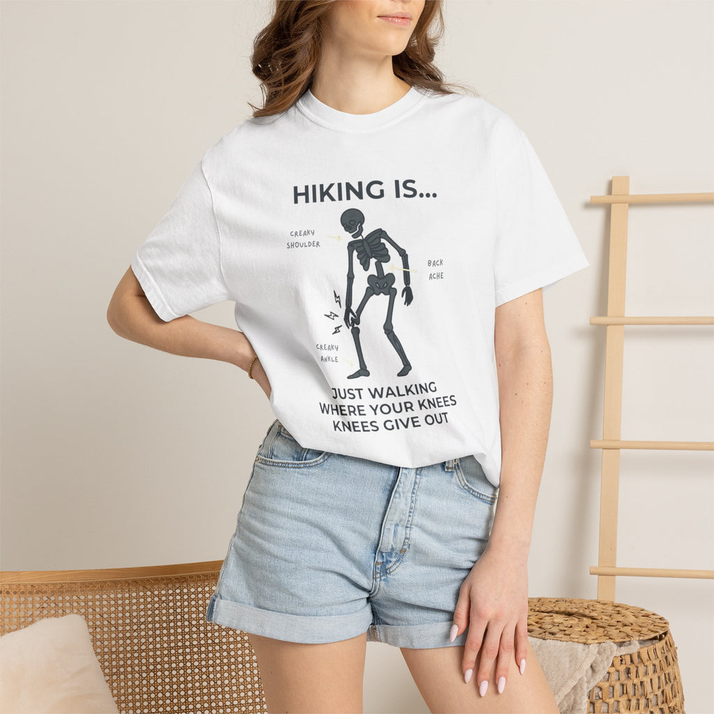 Hiking Is... Funny Skeleton T-Shirt