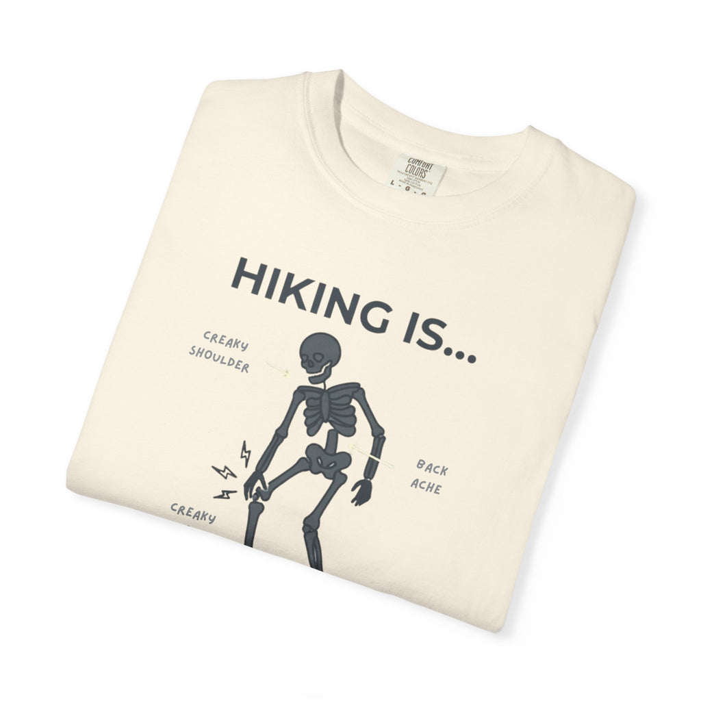 Hiking Is... Funny Skeleton T-Shirt