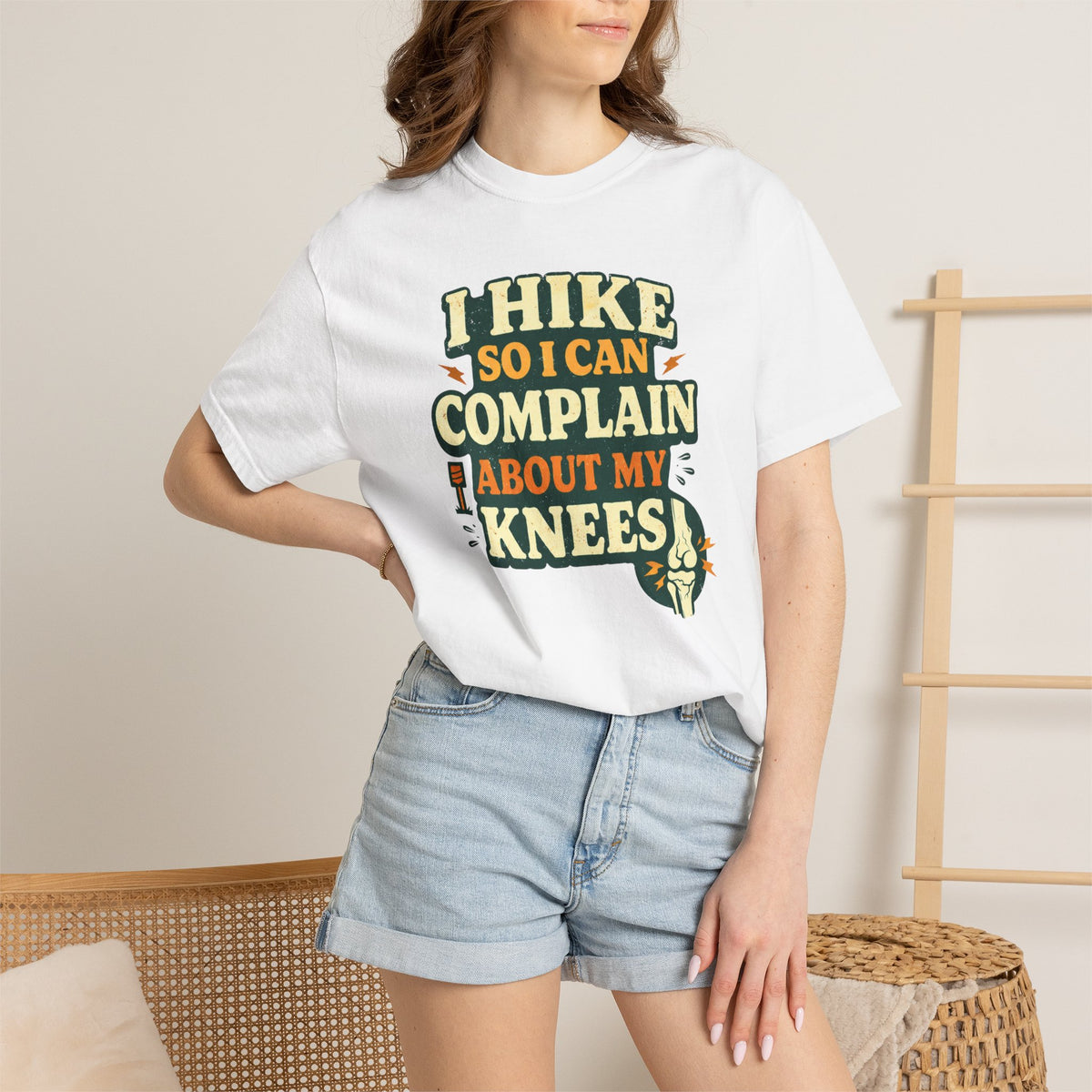 I hike so i can complain about my knees- Tshirt