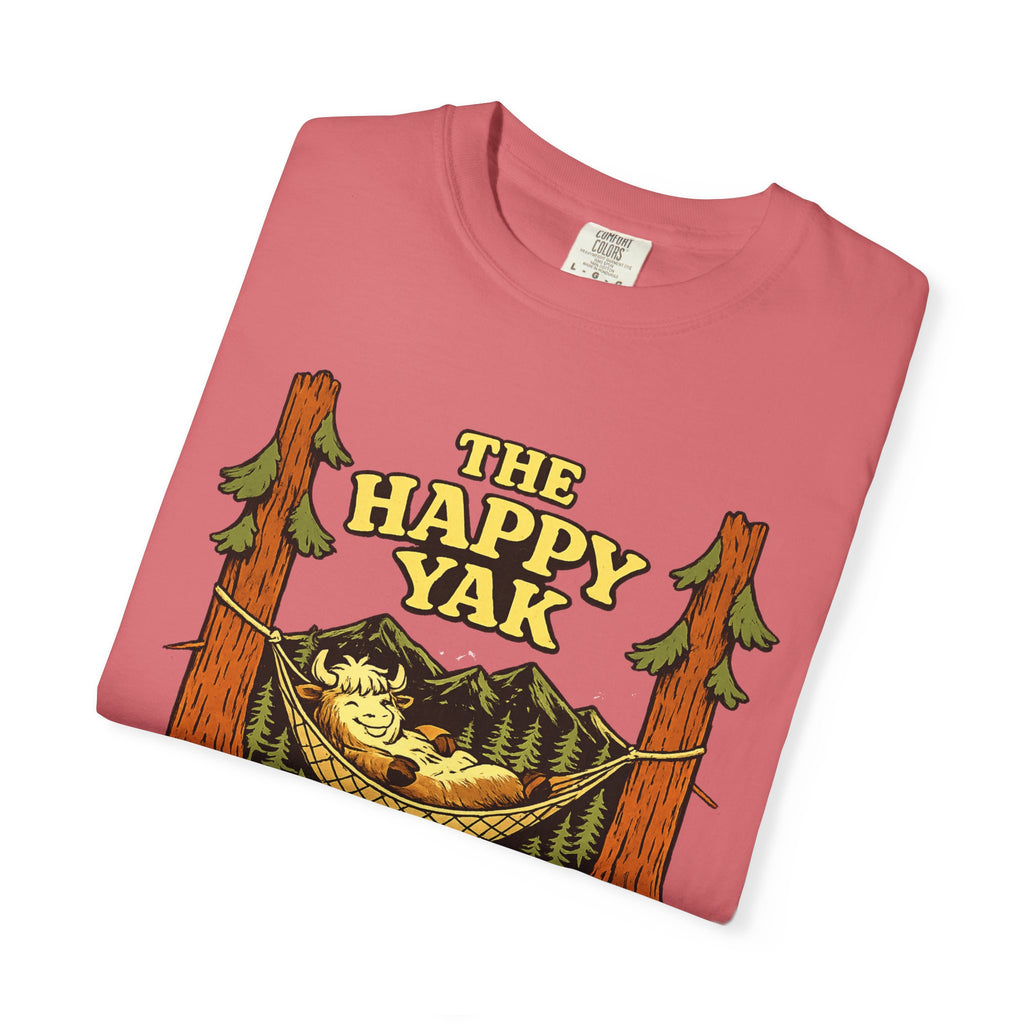 The Happy Yak Vintage Camping Graphic T-Shirt