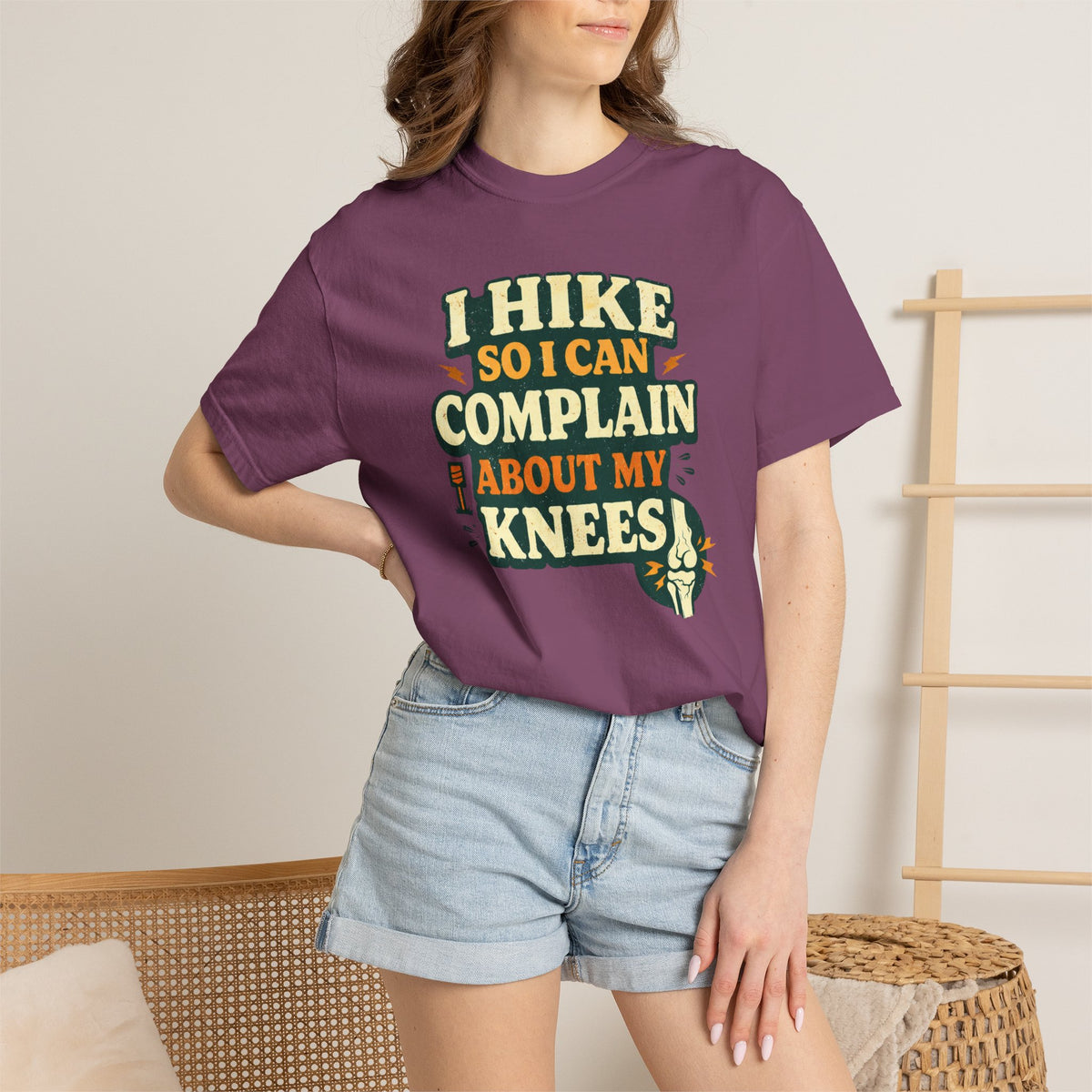I hike so i can complain about my knees- Tshirt