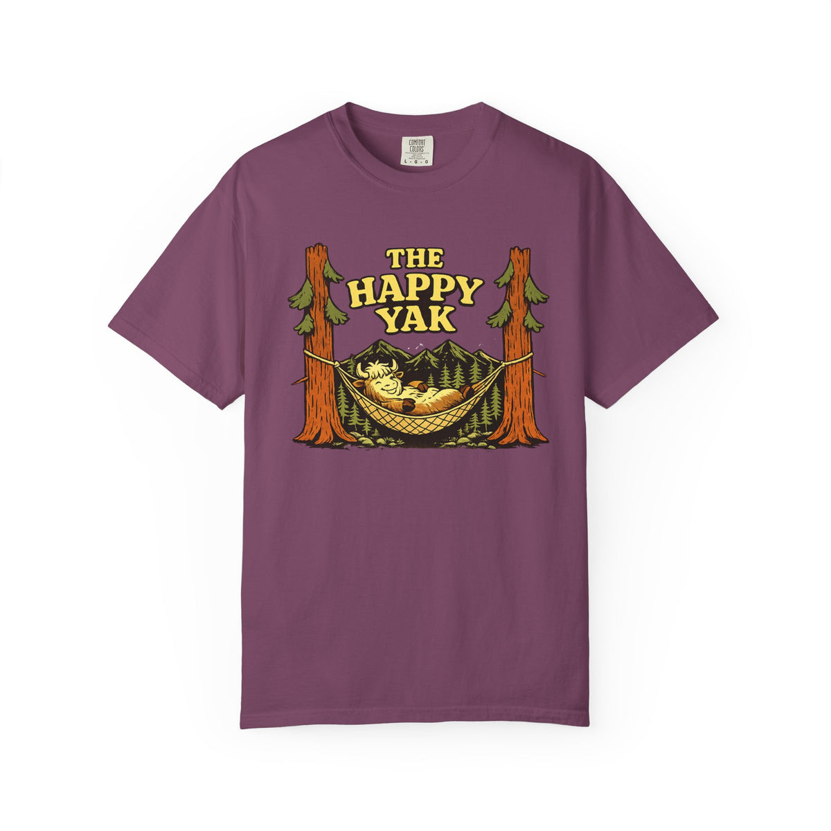 The Happy Yak Vintage Camping Graphic T-Shirt