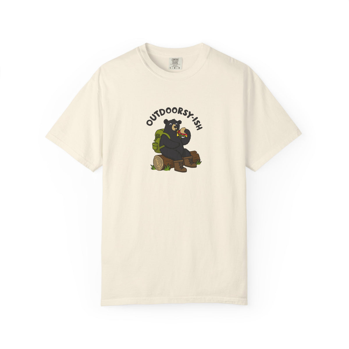 Outdoorsy-ish Bear Graphic T-Shirt