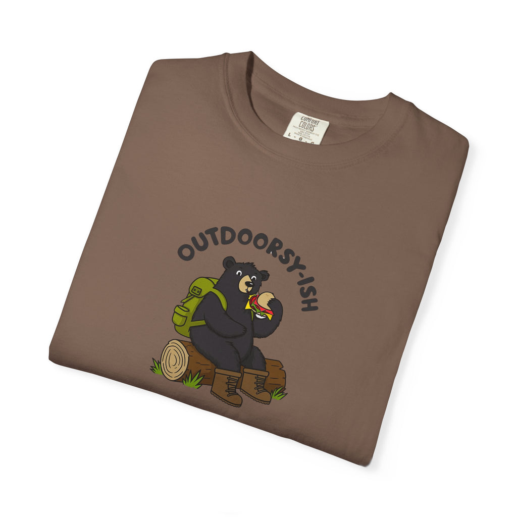 Outdoorsy-ish Bear Graphic T-Shirt