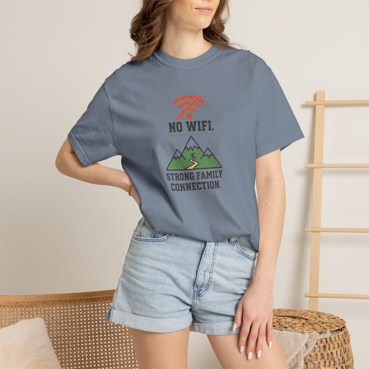 No Wifi: Strong family connection- Tshirt