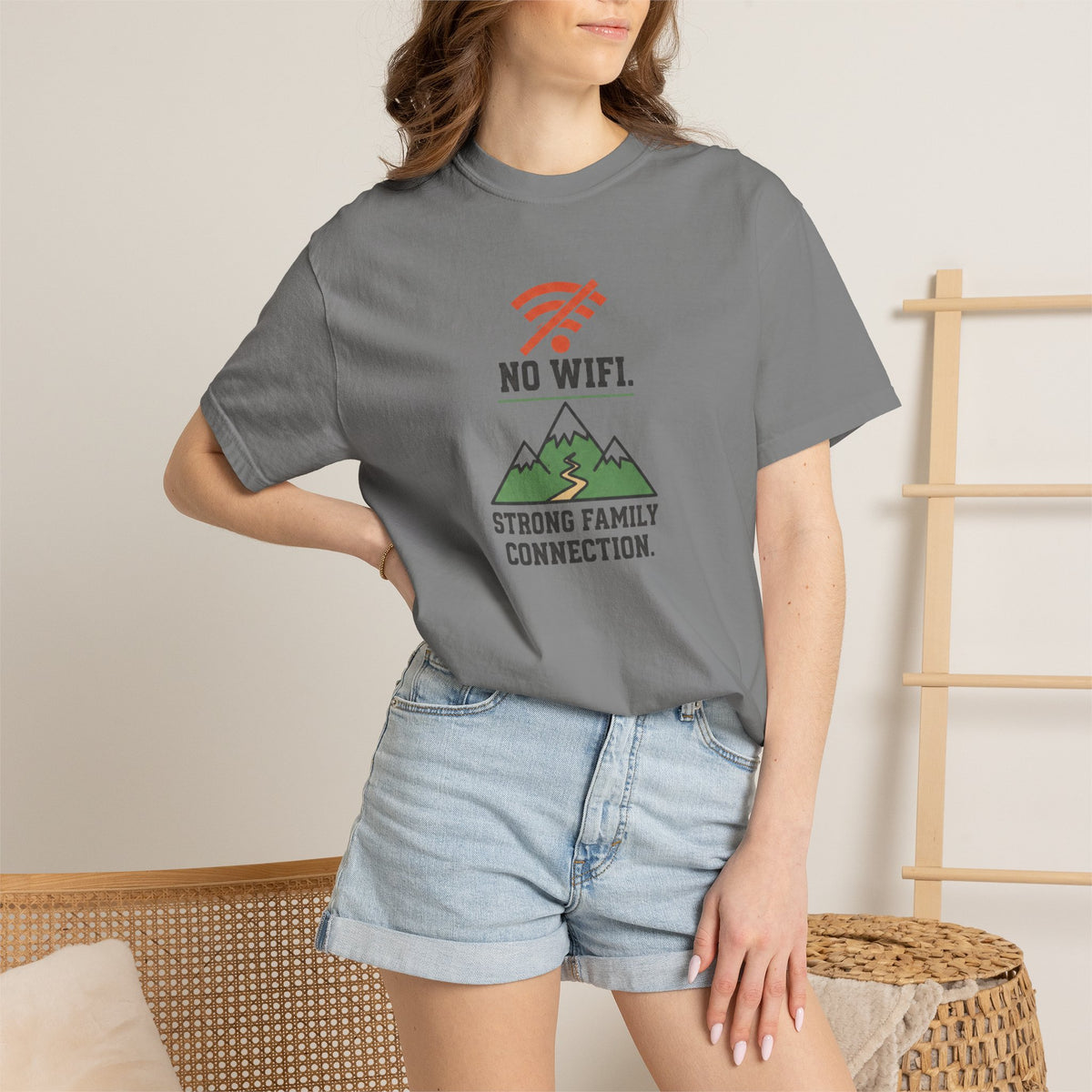 No Wifi: Strong family connection- Tshirt