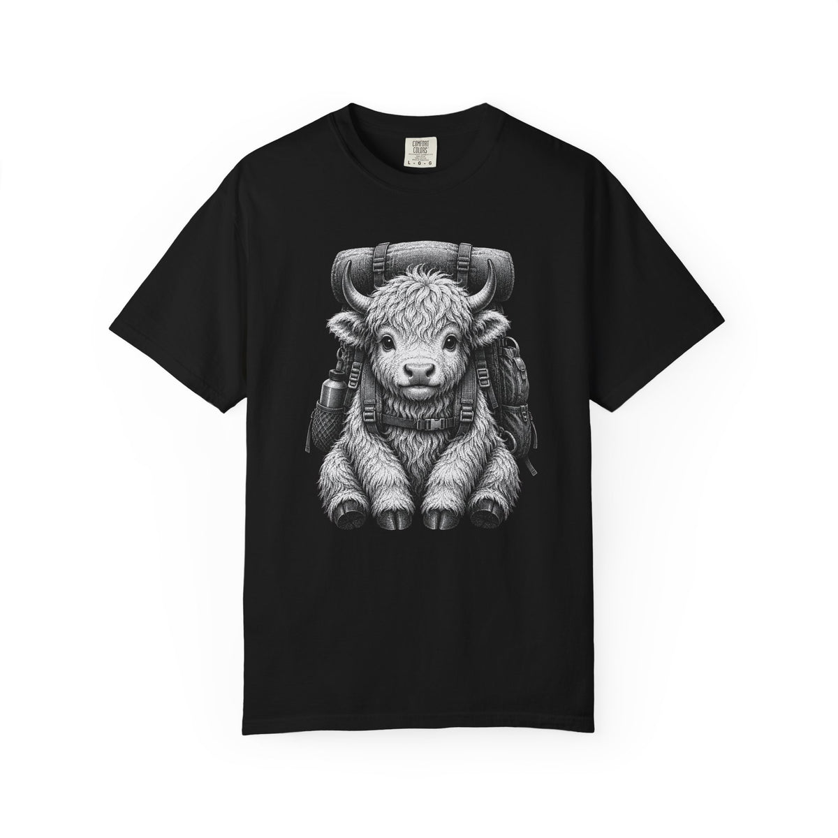 Highland Baby Yak Backpack T-Shirt