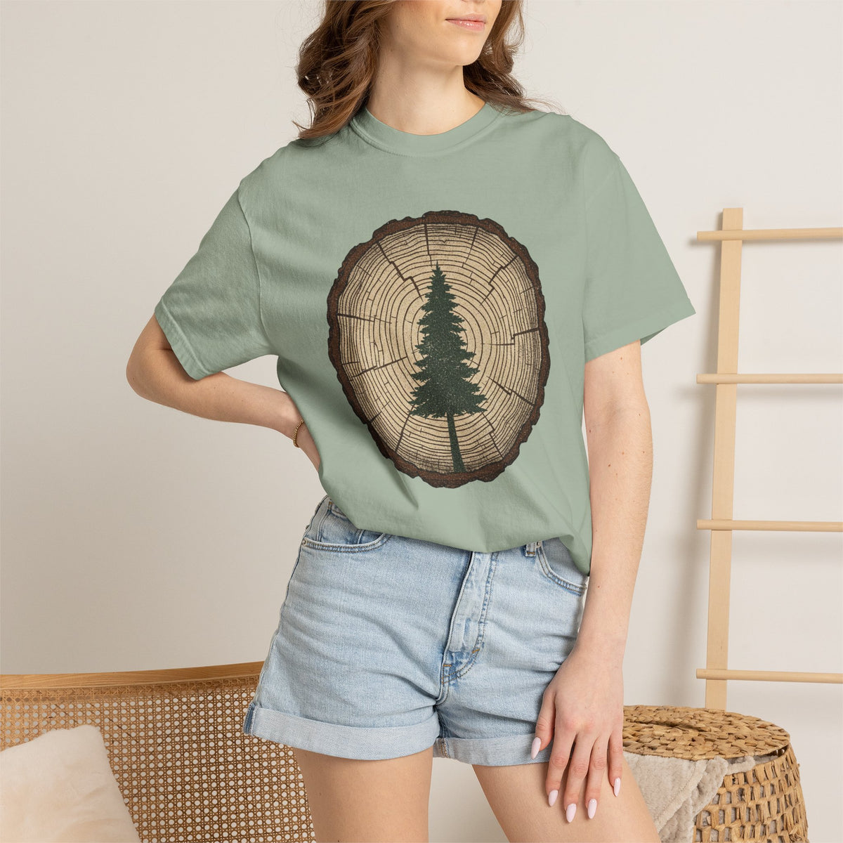 Tree Ring Graphic T-Shirt