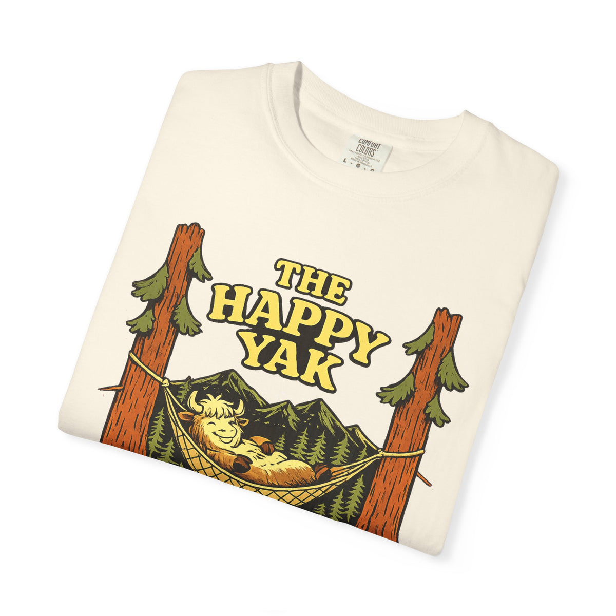 The Happy Yak Vintage Camping Graphic T-Shirt