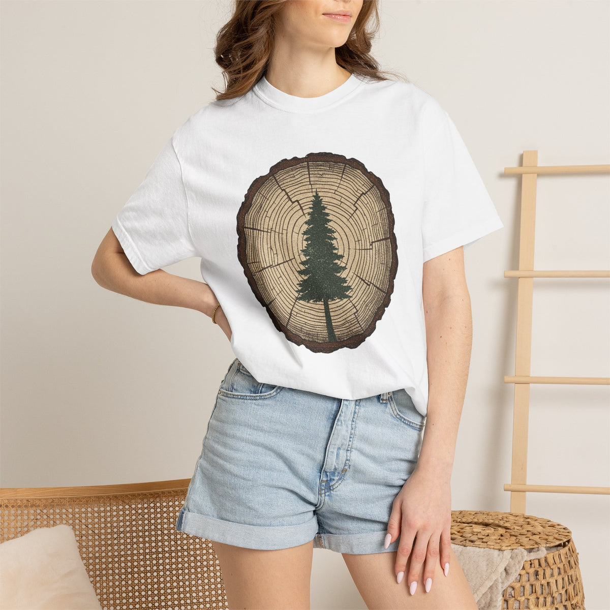 Tree Ring Graphic T-Shirt