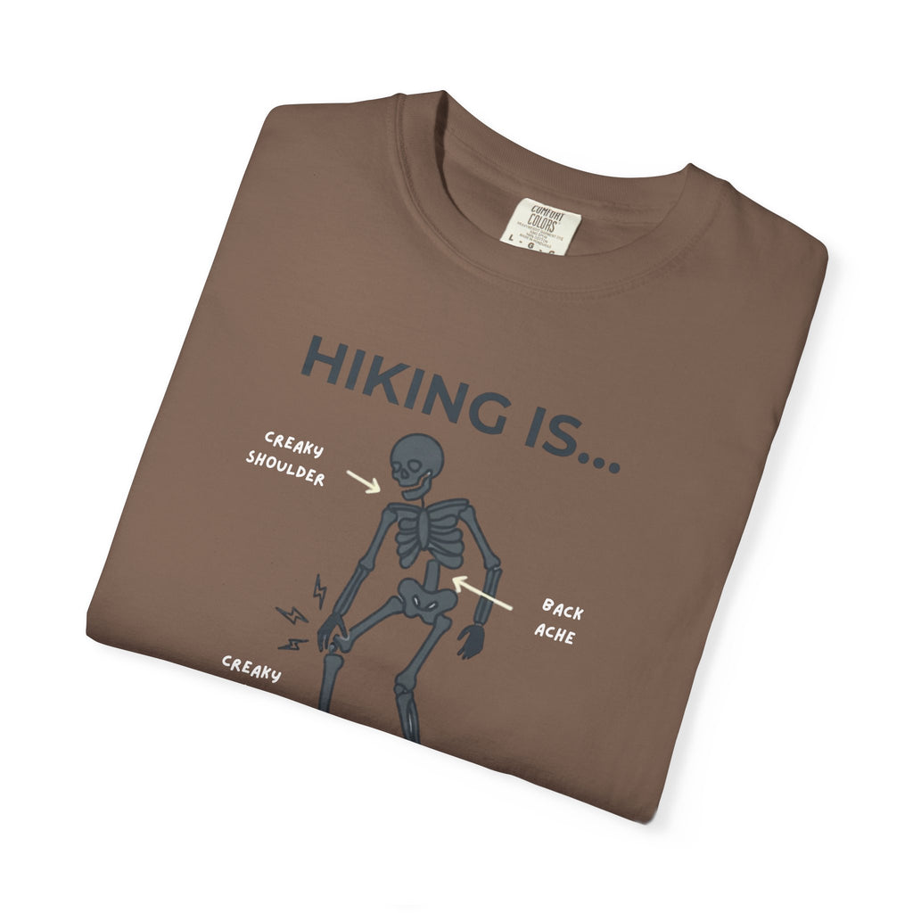 Hiking Is... Funny Skeleton T-Shirt