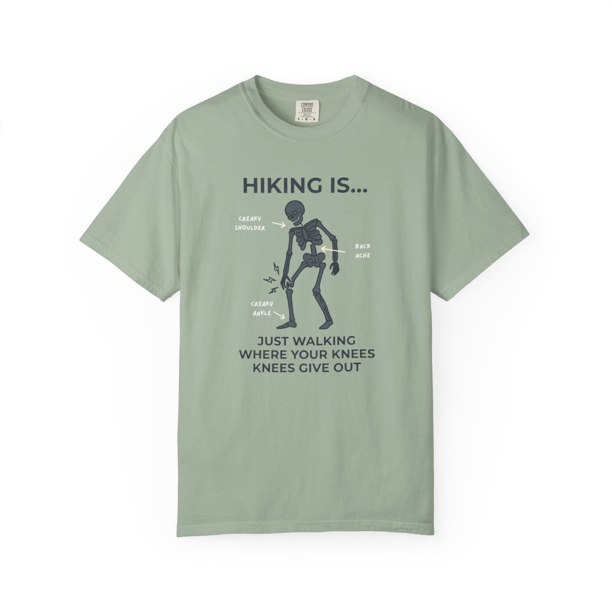 Hiking Is... Funny Skeleton T-Shirt