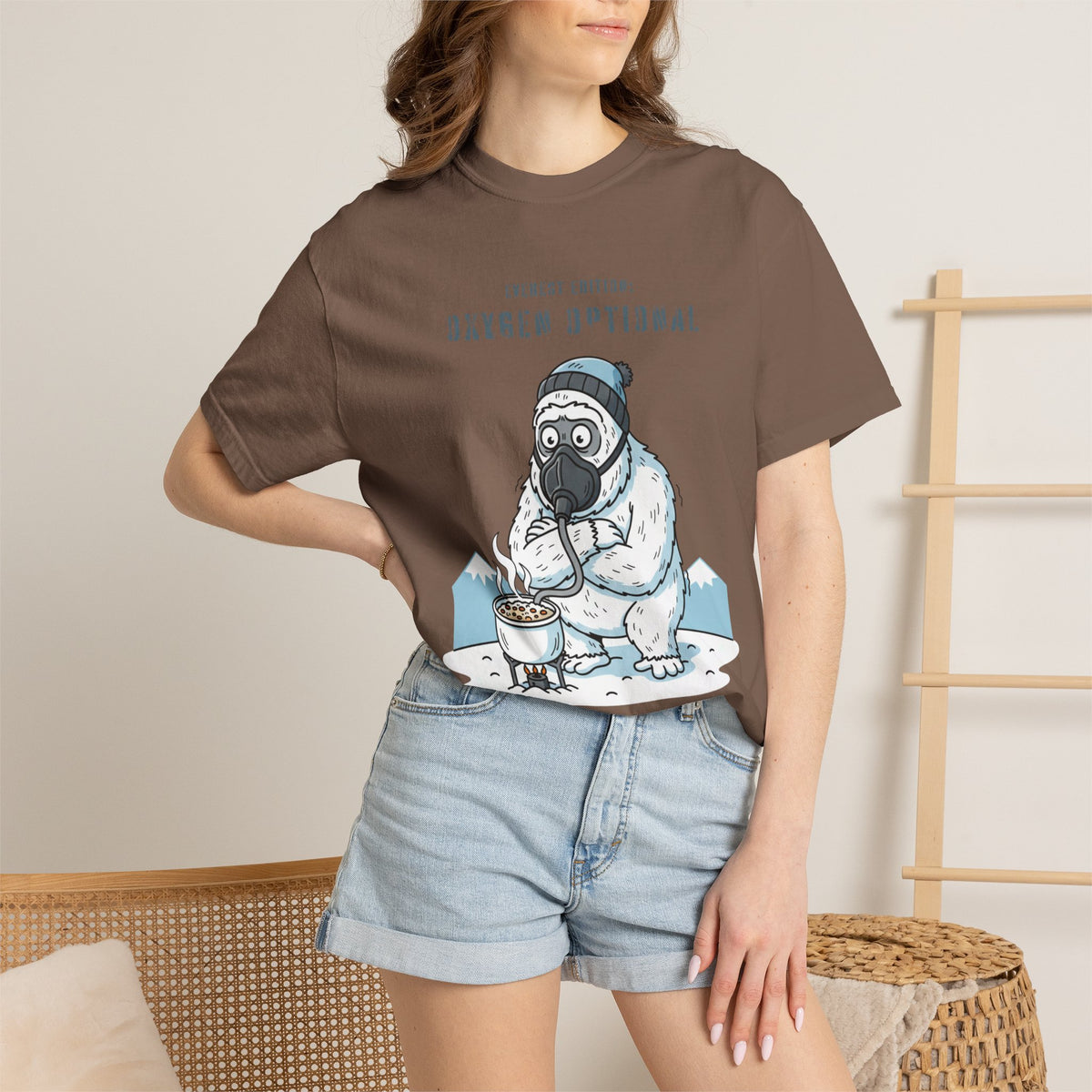 Everest edition: Oxygen optional- Tshirt
