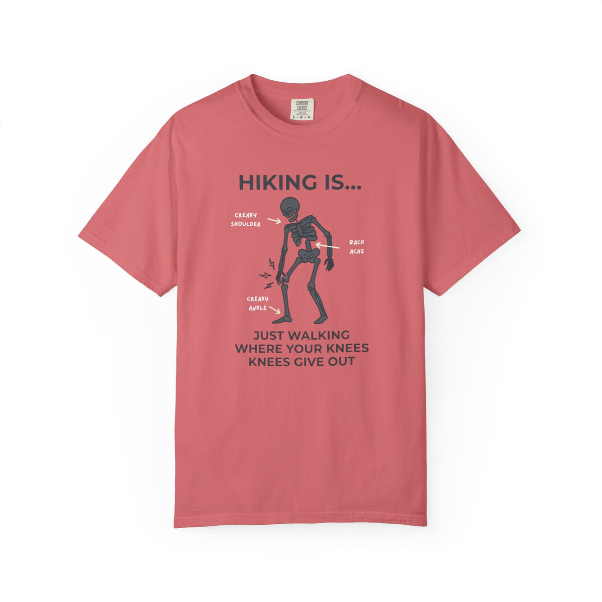 Hiking Is... Funny Skeleton T-Shirt