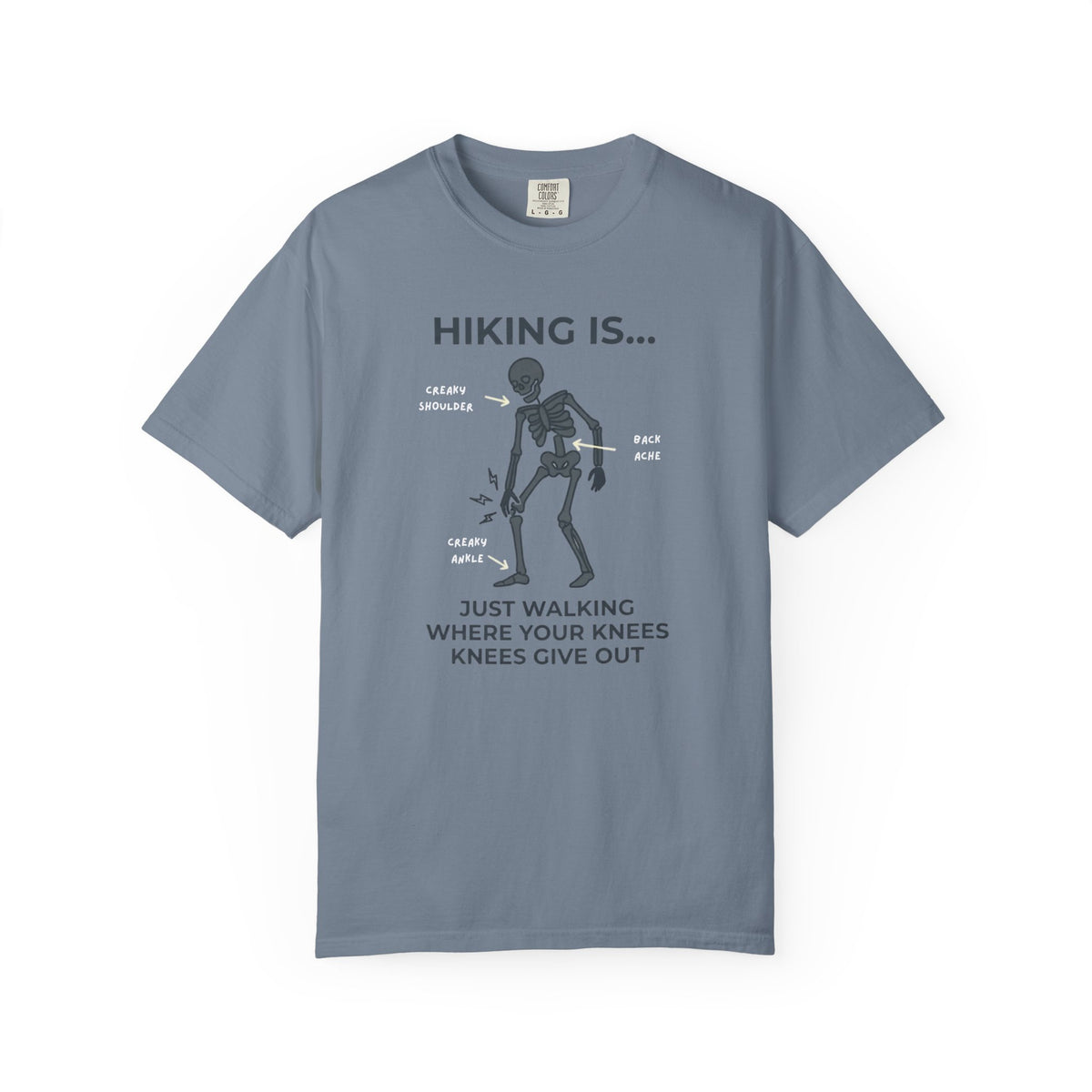 Hiking Is... Funny Skeleton T-Shirt