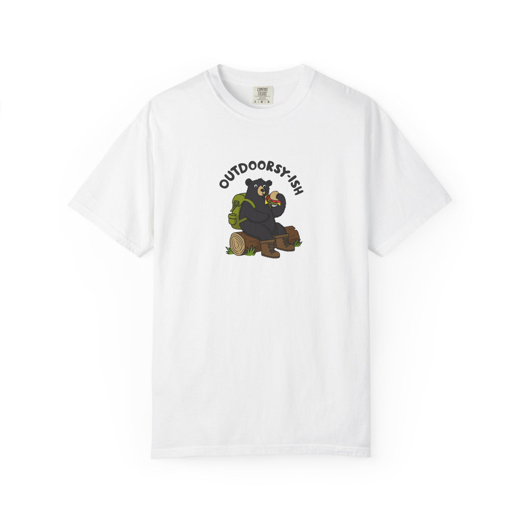 Outdoorsy-ish Bear Graphic T-Shirt