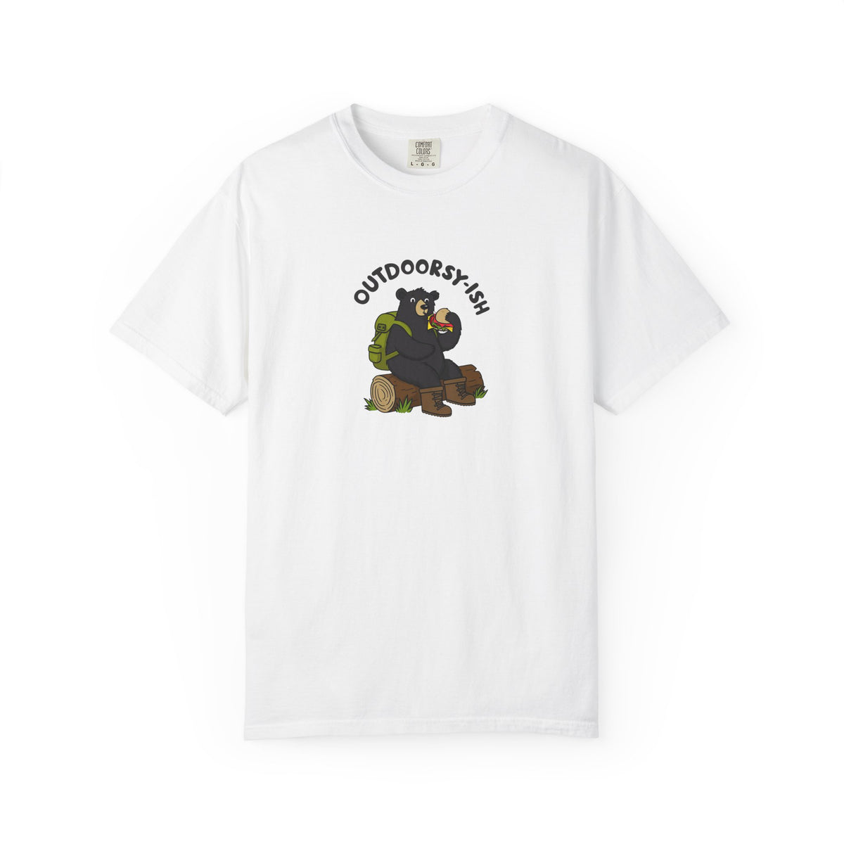 Outdoorsy-ish Bear Graphic T-Shirt