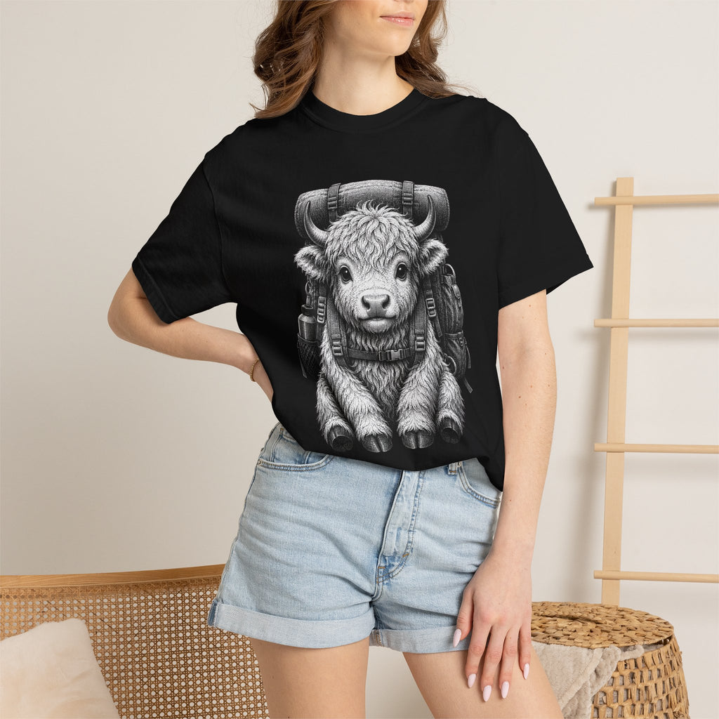 Highland Baby Yak Backpack T-Shirt