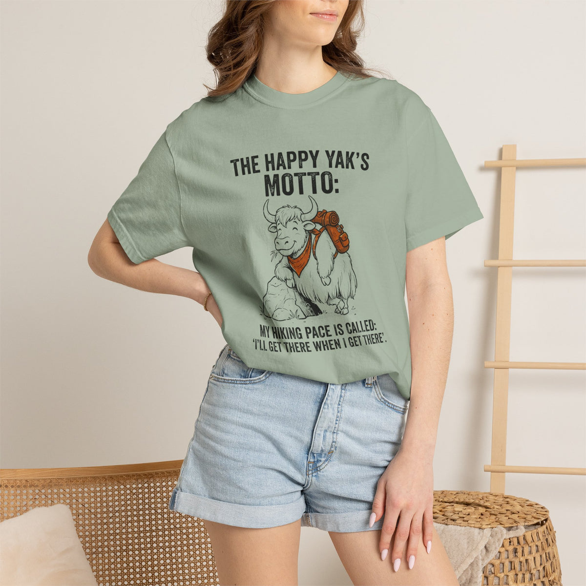 The Happy yaks Motto- Tshirt