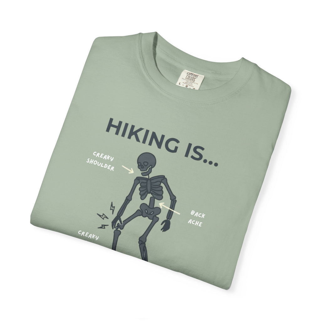 Hiking Is... Funny Skeleton T-Shirt