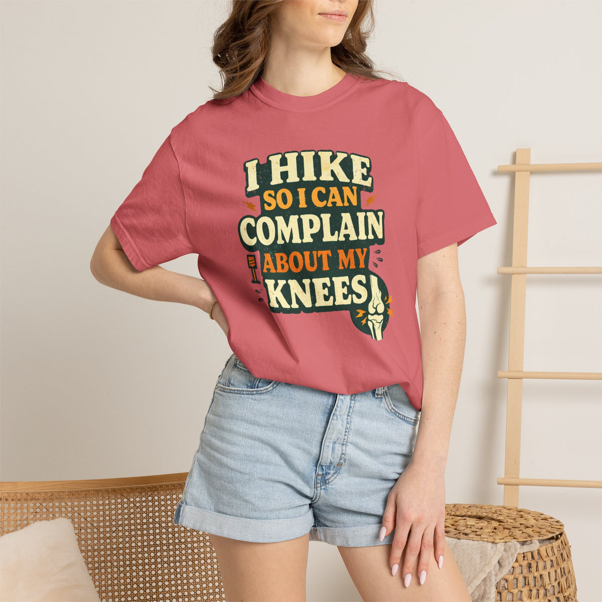 I hike so i can complain about my knees- Tshirt