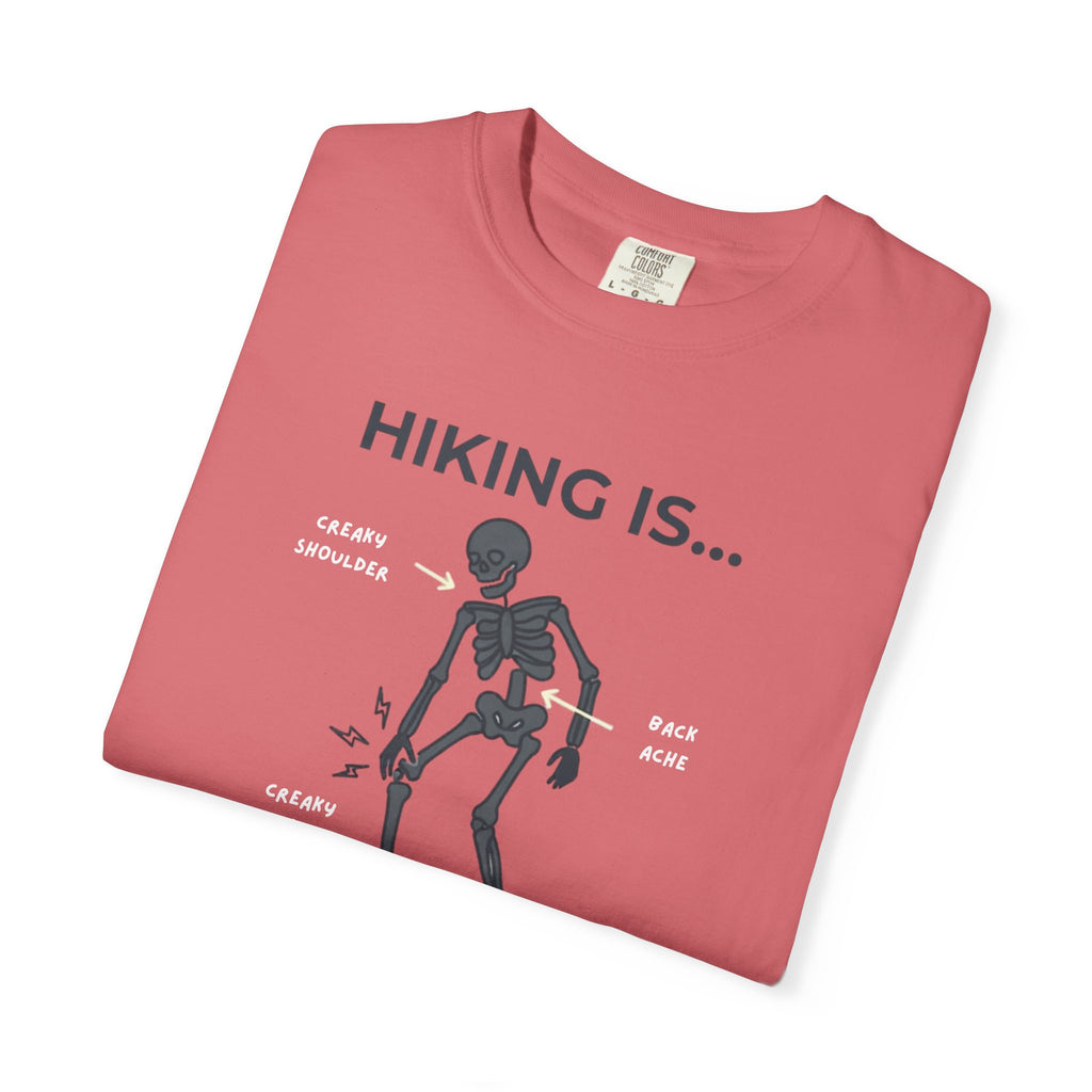 Hiking Is... Funny Skeleton T-Shirt