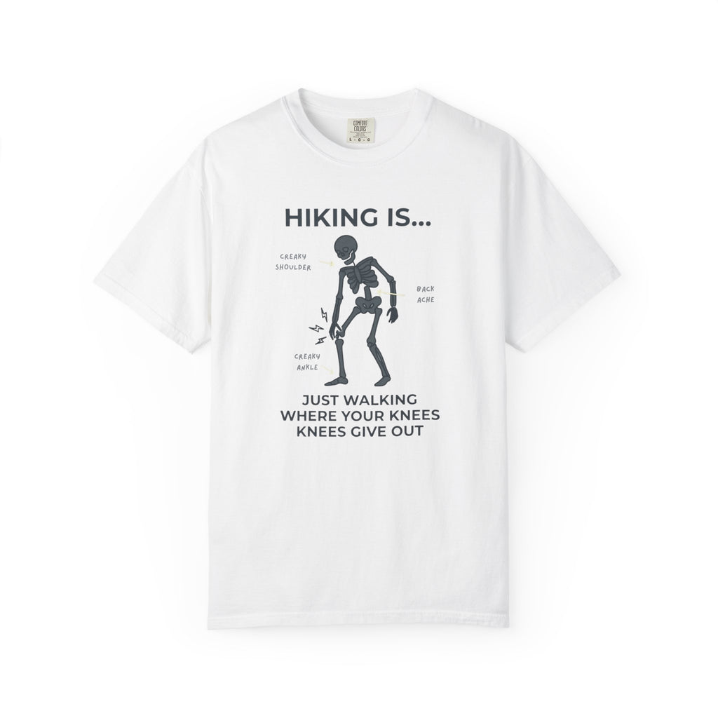 Hiking Is... Funny Skeleton T-Shirt