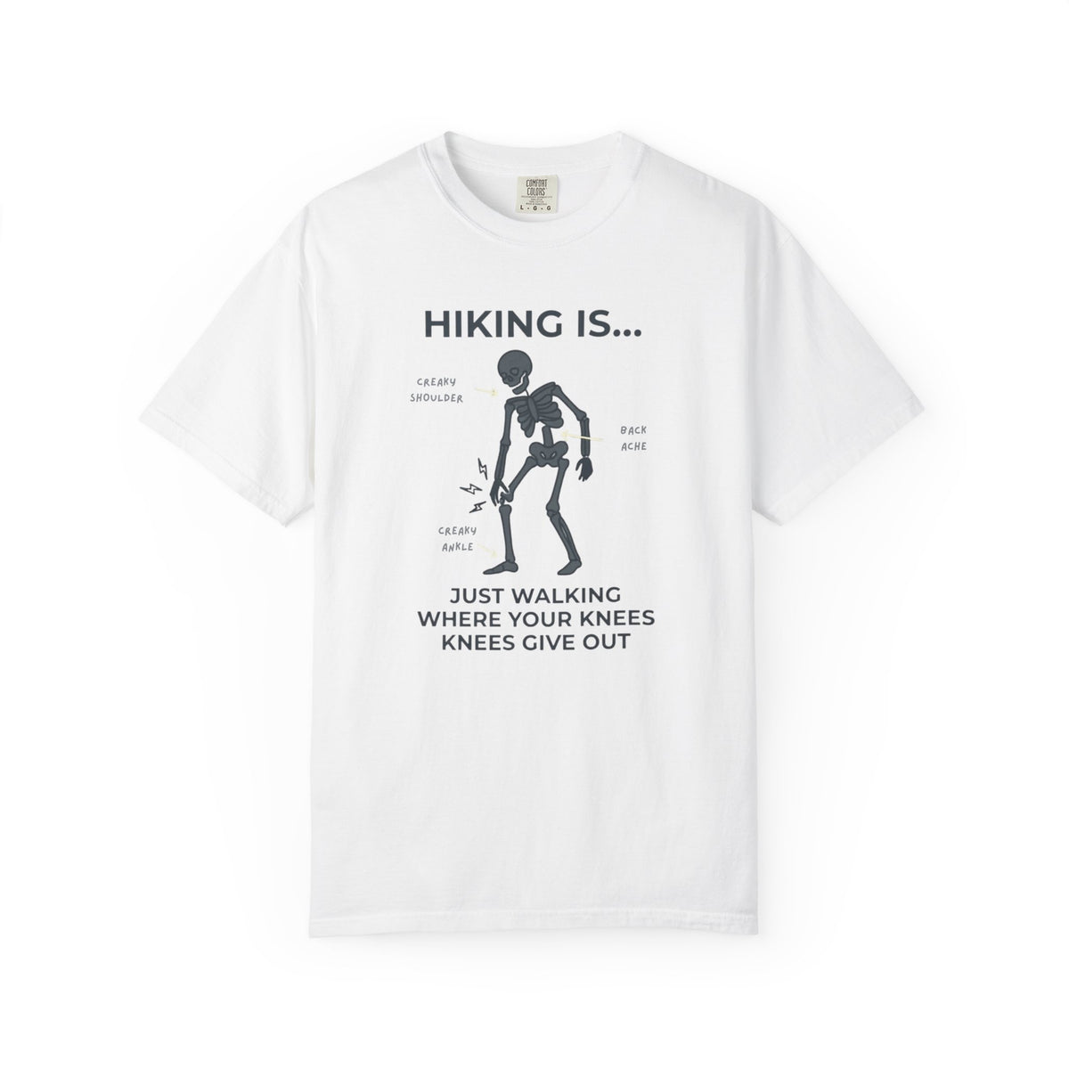 Hiking Is... Funny Skeleton T-Shirt
