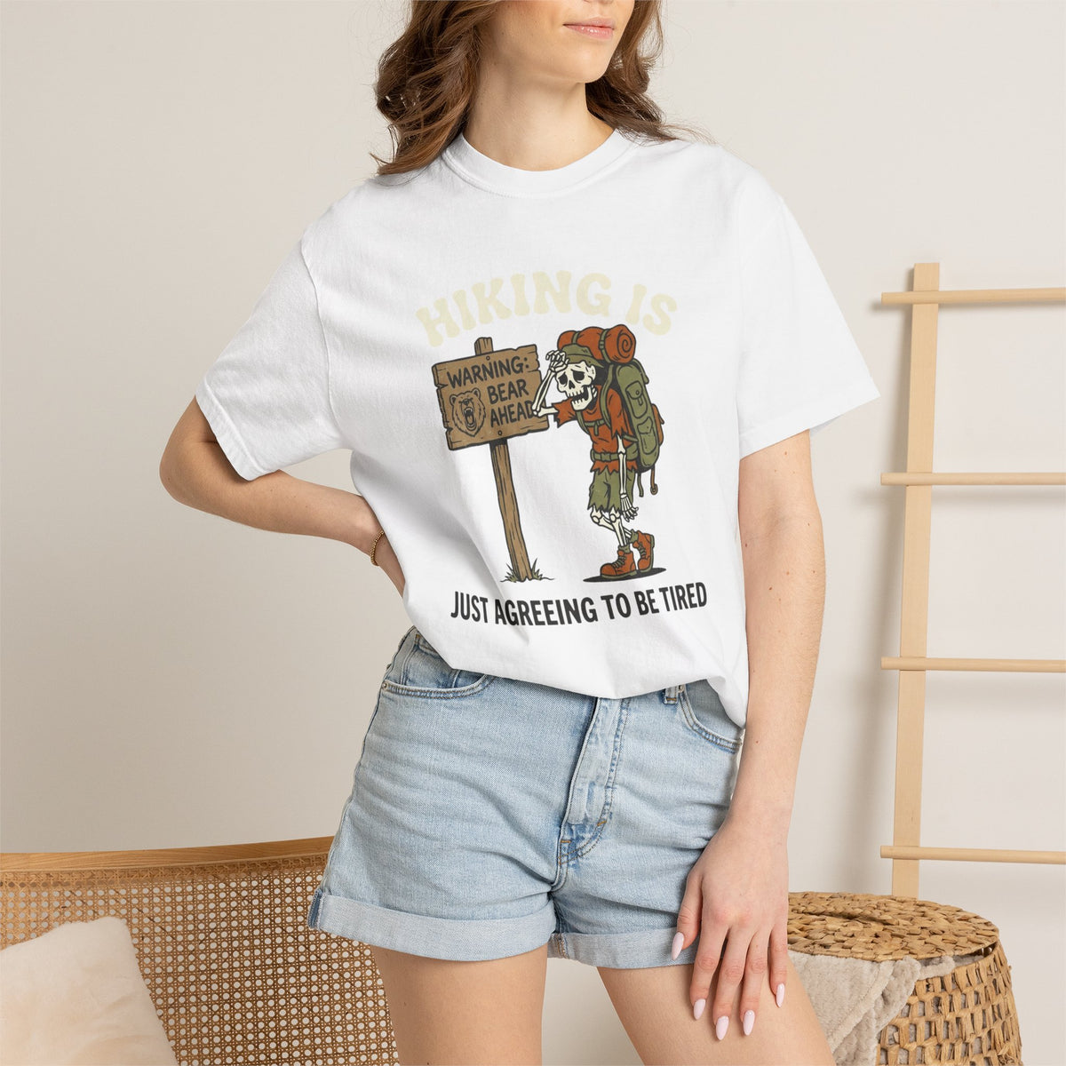 "Hiking Is Just Agreeing to Be Tired"-T-Shirt