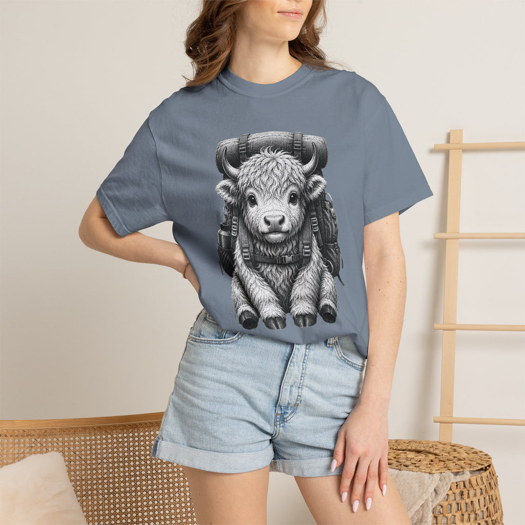 Highland Baby Yak Backpack T-Shirt