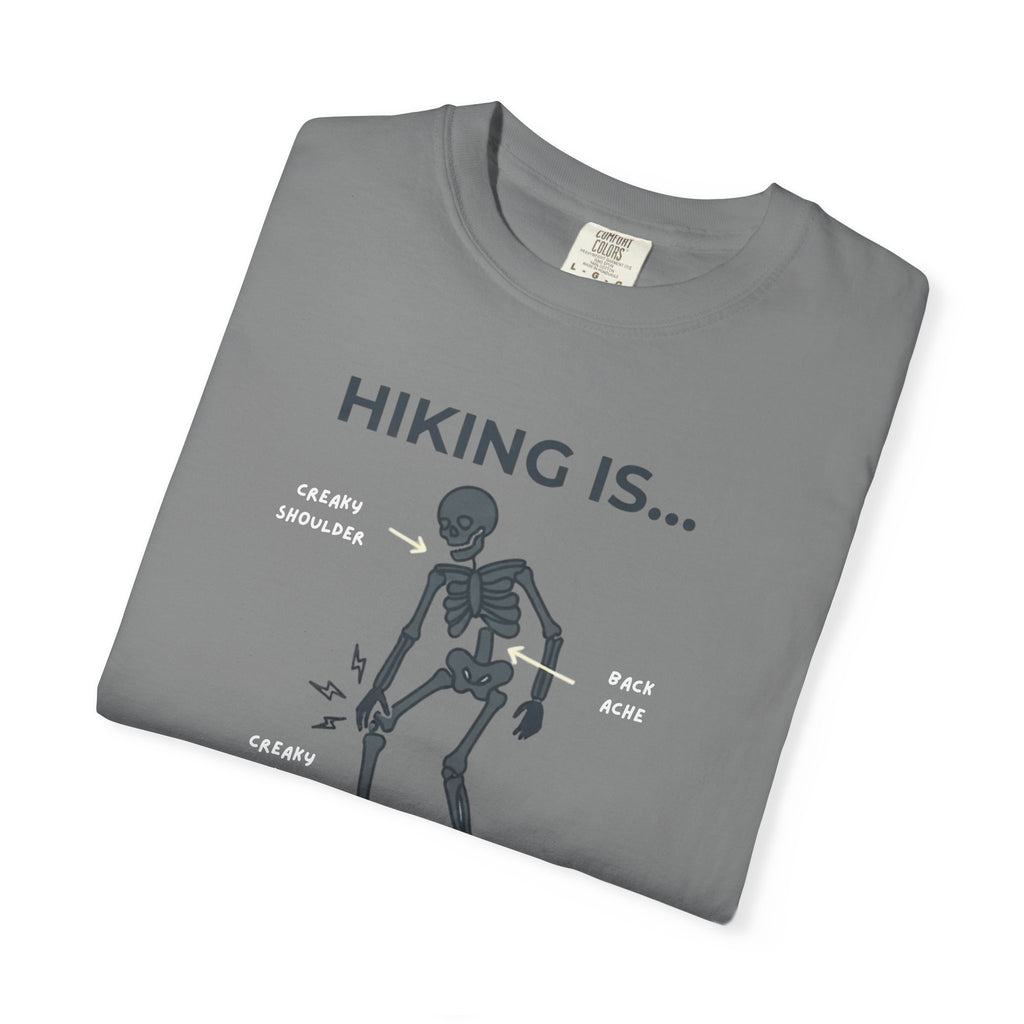Hiking Is... Funny Skeleton T-Shirt