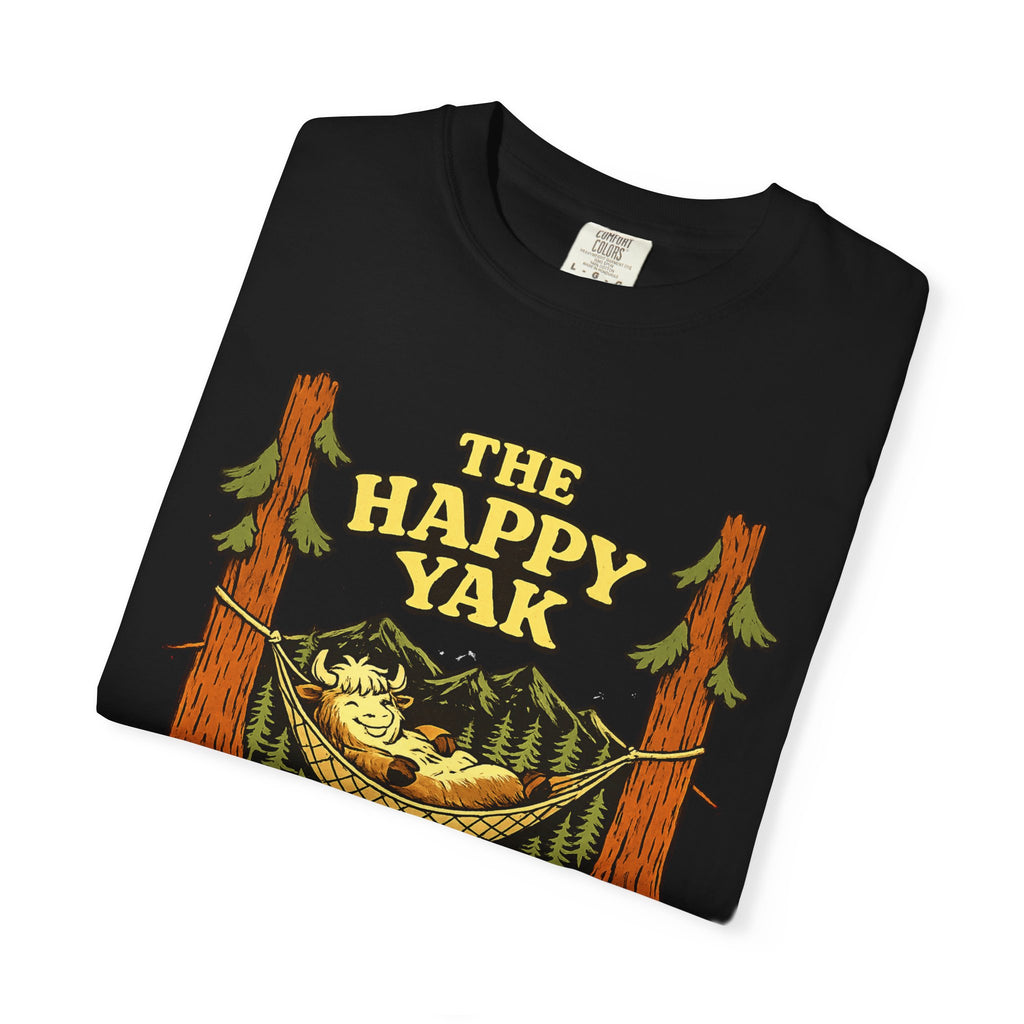 The Happy Yak Vintage Camping Graphic T-Shirt