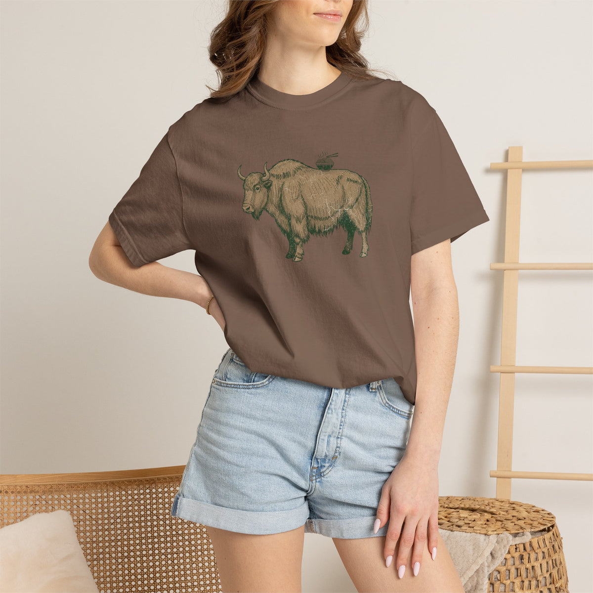 Yak Illustration T-Shirt Tshirt