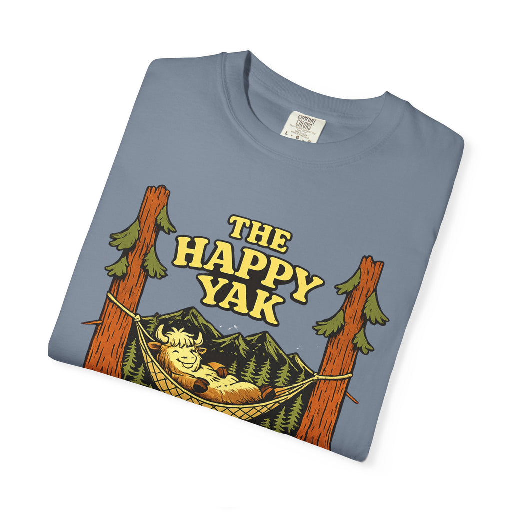 The Happy Yak Vintage Camping Graphic T-Shirt
