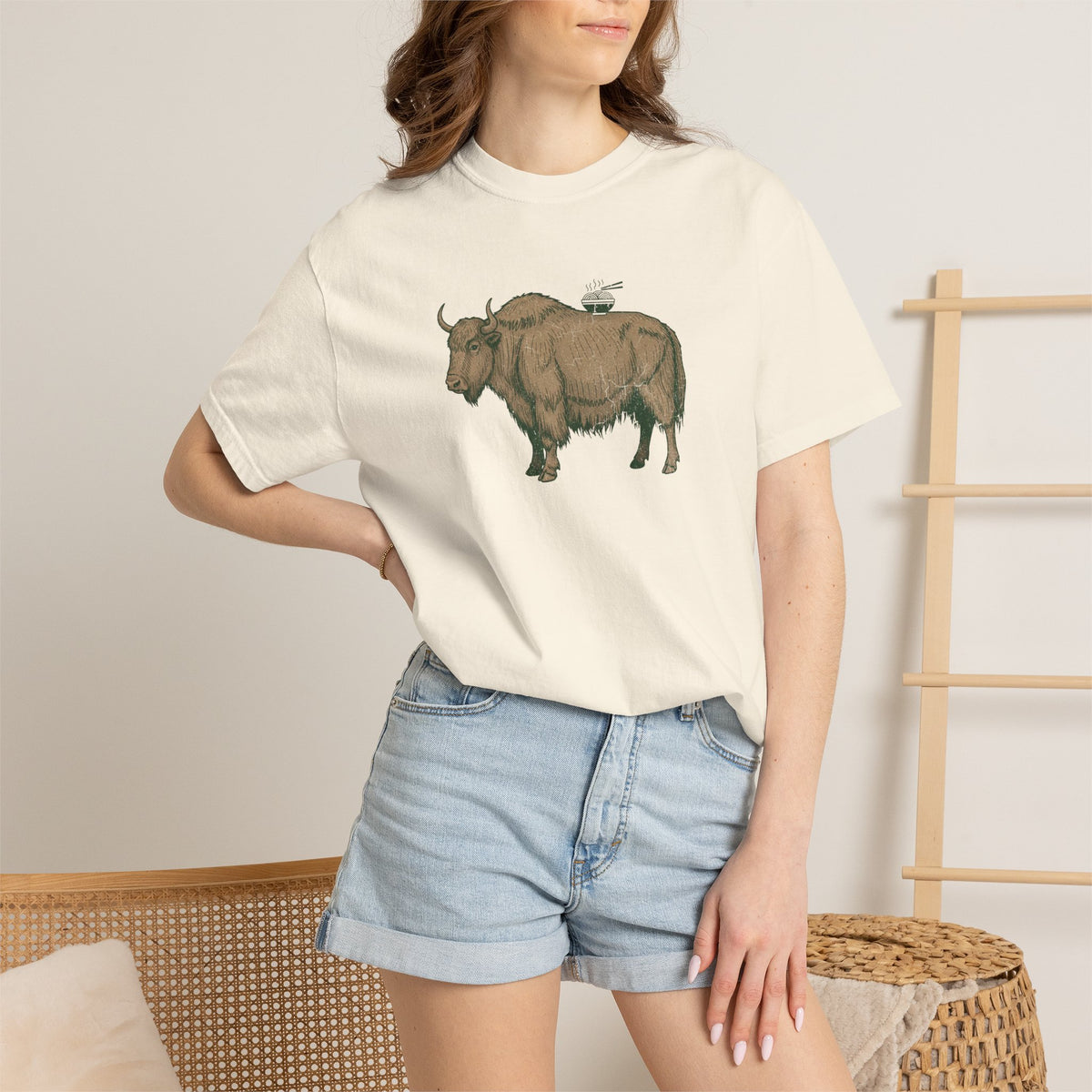 Yak Illustration T-Shirt Tshirt