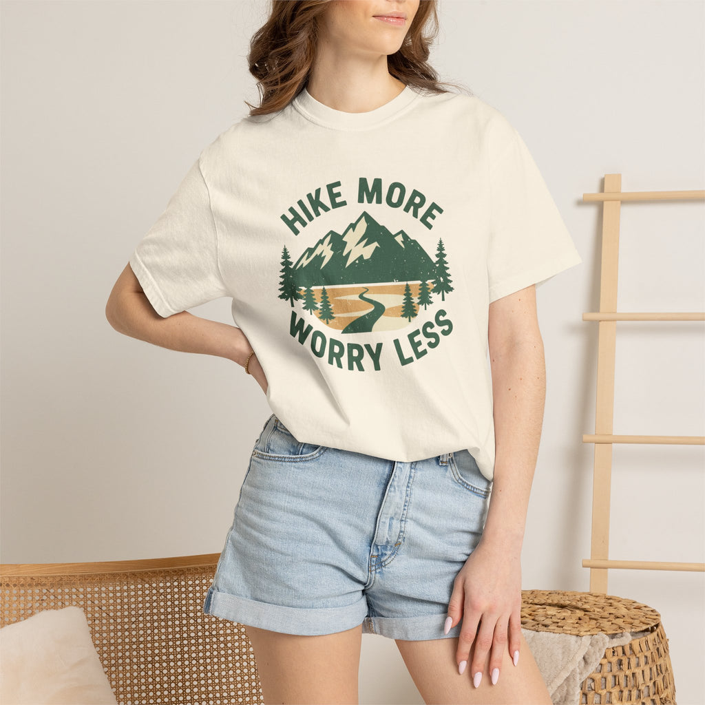 Hike more Worry less- Tshirt