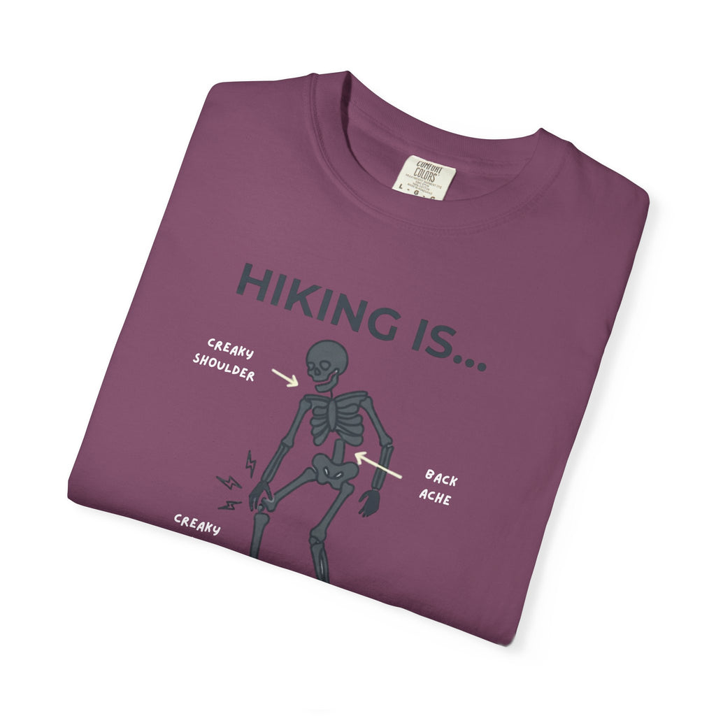 Hiking Is... Funny Skeleton T-Shirt