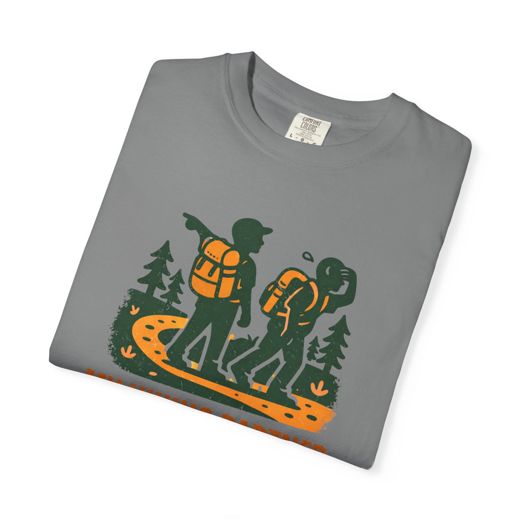 Hiking T-Shirt — "My Hiking Partner Chose This Trail" Outdoor Adventure Tee