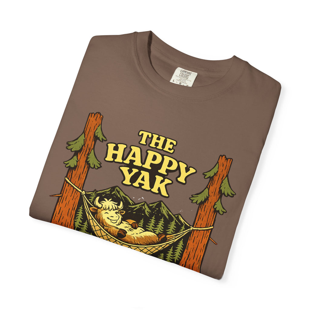 The Happy Yak Vintage Camping Graphic T-Shirt
