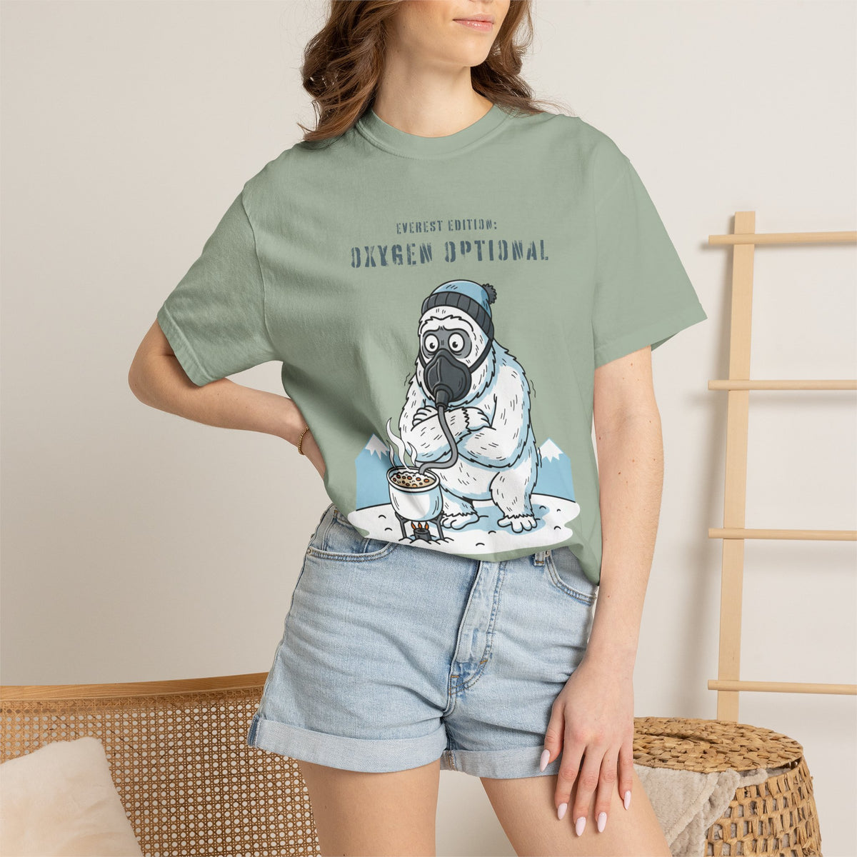 Everest edition: Oxygen optional- Tshirt
